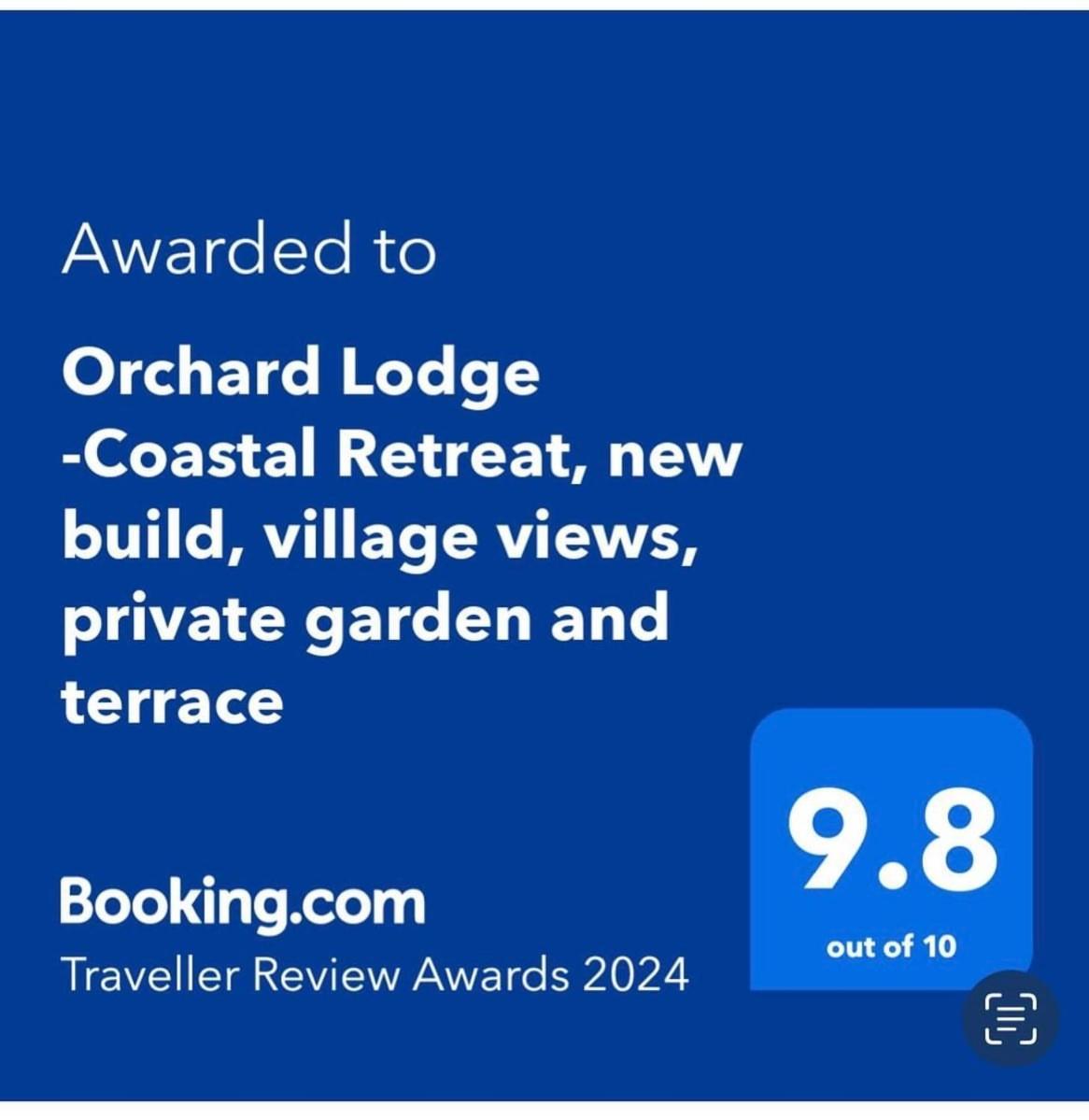 Orchard Lodge -Coastal Retreat, New Build, Village Views, Private Garden And Terrace Saint Brides Major Ngoại thất bức ảnh
